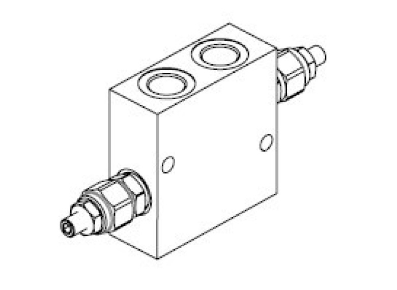 RIADIACI VENTIL S KRÍŽOVÝM PREPOJENÍM 3/8