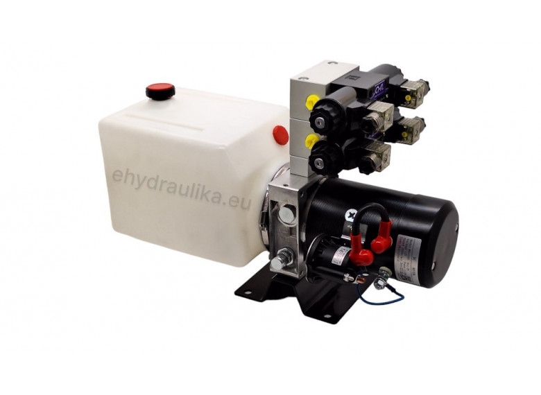 Miniagregát 2,2kW, 24DC, 2,5cm3/ot., 6L nádrž,s jedným rozvádzačom