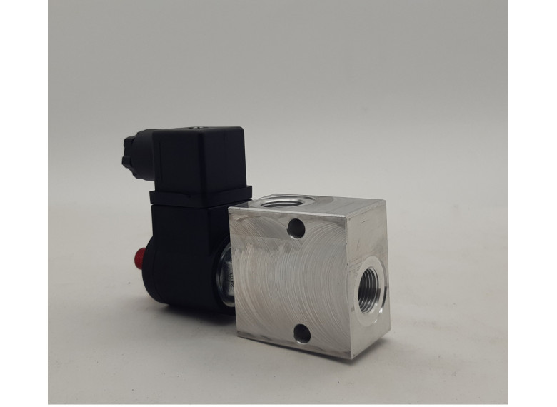 2/2 VENTIL, NC+núdzové ovládanie+12V