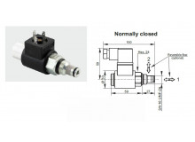 2/2 VENTIL, NC+núdzové ovládanie+24V