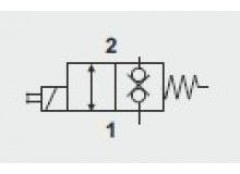 2/2 VENTIL, NC+24V, uzamknutie v oboch smeroch