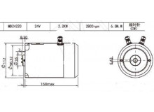 Elektromotor 2,2kw/24V so štartovacím relé