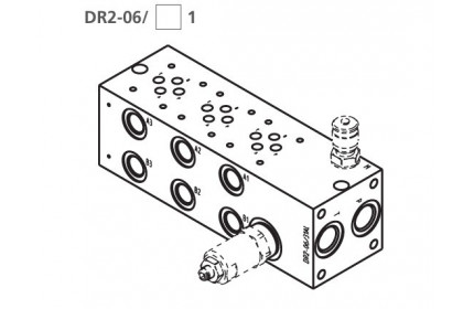 Kocka rozvodná, 2 sekcie, hliniková