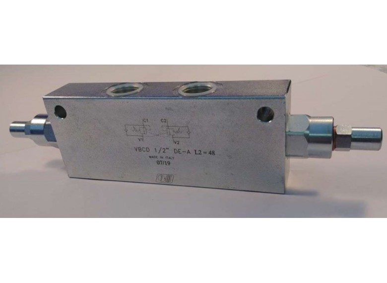 Brzdný ventil dvojstranný- 1/2