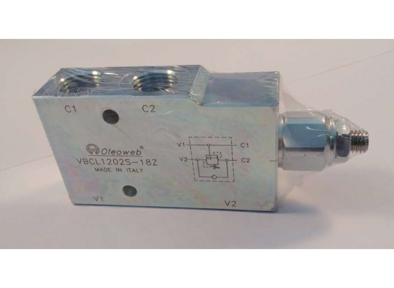 Brzdný ventil jednostranný ½