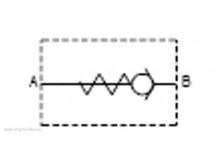 Jednosmerný ventil, CVL 03 - 1/2