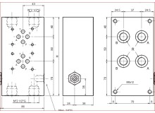 Kocka rozvodná, 2 sekcie